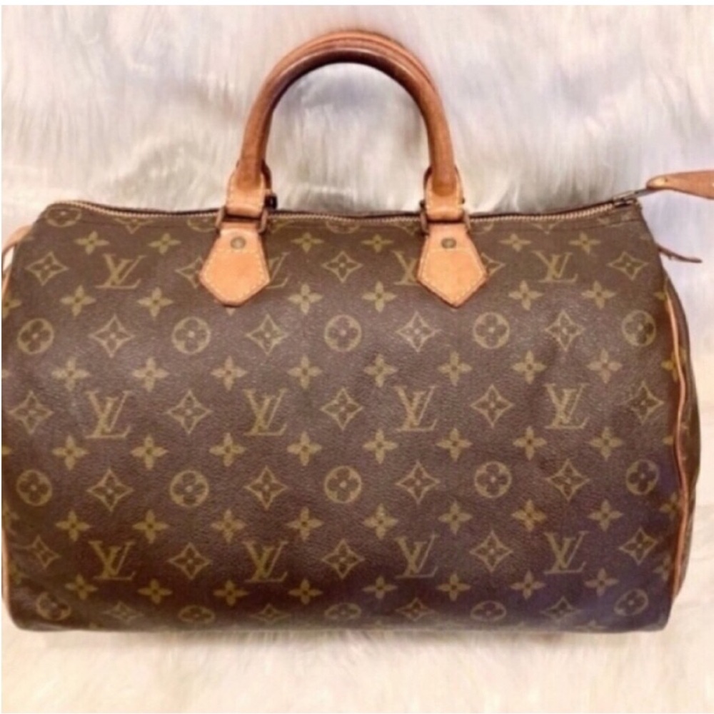 Authentic Louis Vuitton Speedy 35 #5.5a SA